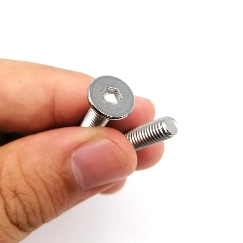 CM M2 M2.5 M3 M4 M5 M6 M8 Hex Hexagon Socket Ultra Thin Flat Wafer Allen Head Bolt Screw 304 A2-70 Stainless Steel