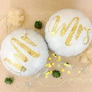 8pcs Wedding Balloons, Mr Mrs Aluminum Film Balloons, Wedding Anniversary Photo Decoration Props Easter Gift