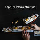 RMS Titanic Cruise Boat Ship Building Blocks Sets,10294  Compatible Bricks City Model Building Kits 3D Hobbies For Children Toys