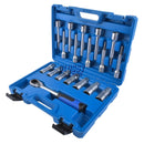 AP03 18Pcs Steering Hub Suspension Shock Absorber Strut Nut Removal Tool Socket Set for VW Ford Honda/Nissan etc.
