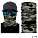 Camouflage Cycling Face Mask Scarf Neck Gaiter Men Seamless Bandana Women Headband Balaclava Tube Face Shield