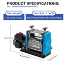 ROOMARK Electric Wire Stripping Machine 0.06''-1.5'', 60/370 W Automatic Cable Stripper 75 Feet/Min for Scrap Copper Recycling