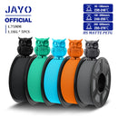 JAYO 5Rolls PETG Filament 1.75mm High Speed PETG 3D Printer Filament 1.1KG/Roll High Flow Speedy Matte 3D Printing Materials