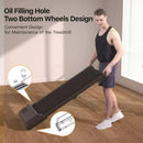 2in1 Powerful 2.5HP Walking Pad Treadmill 15.35*35.43" Belt Walkingpad 300LBS Quiet Portable Under Desk Pad for Home&Office