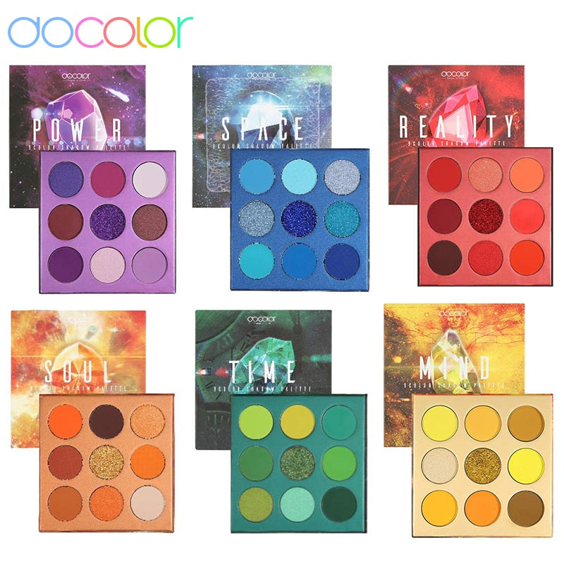 Docolor Gemstone Eye Shadow Pallete 54 Colors Glitter Professional Eye Makeup Palette Pigment Long-lasting Eyeshadow Cosmetic