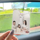 new Car fragrance Custom photo pendant Car perfume DIY company LOGO Personal photo lovers Personalized creative car decoration
