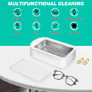 650ML Ultrasonic Cleaning Machine High Frequency Vibration Cleaner Washing Tool Portable Watch Jewelry Glasses Braces Cleaner
