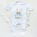 My 1st Easter Baby Bodysuit Babygrow Sleepsuit Rabbit Print Baby Coming Home Hospital Outfit Clothes Infant Easter Party Romper
