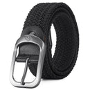 Men's Belt Casual Woven Elastic Belt Outdoor Sports Women's Belt No Need for Punching Climbing Work Belt For Men Women Fashion