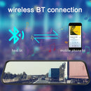 Dash Cam 4K Car Dvr Mirror Wireless Carplay & Android Auto Video Recorder 1080P Rear View Camera GPS Navigation WIFI Black Box