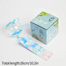 Sakura Glass Wind Chime Hanging Drop Birthday Gift Ornament Transparent Wind Spinner Bell Pendant Japanese Style Decoration