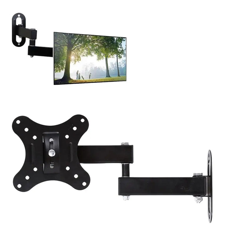 TV Monitor TV Mounts LCD LED Monitor Wall Mount Bracket Adjustable TV Screen Holder TV Frame Support For 10-27 Inches TV