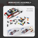 City Technical Super Speed Racing Sports Car Model Building Blocks MOC Mini Movie Vehicle Assembly Bricks Toys For Kids Gifts
