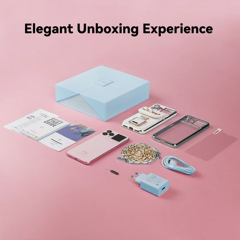 [Ship from BR] Smartphone Android, Cubot Hafury V1, 16GB RAM(8GB+8GB), 256GB ROM, Dual Screen, 64MP Camera, NFC, Dual 4G Phone