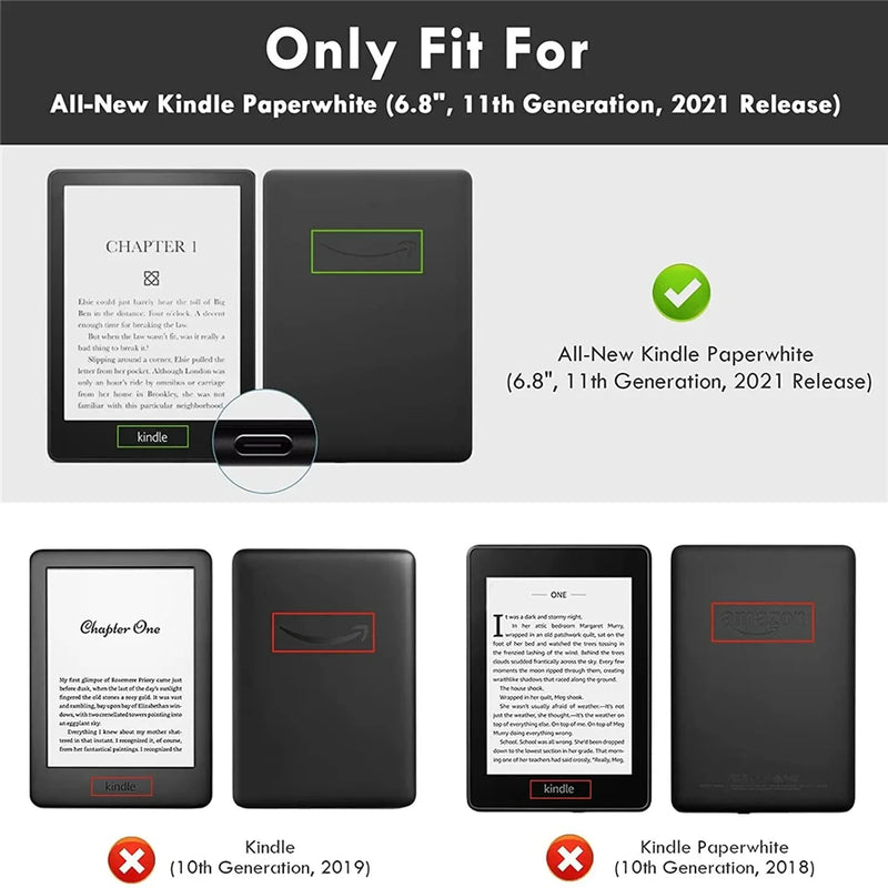 2pcs Screen Protector For Kindle Paperwhite 11th Generation 2021 PET 6.8 Inch Kindle Paperwhite Protective Clear Film