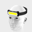 USB Rechargeable LED Headlamp Waterproof Head Lamp Adjustable Headband Head Light for Outdoor Camping Running Cycling Fishing