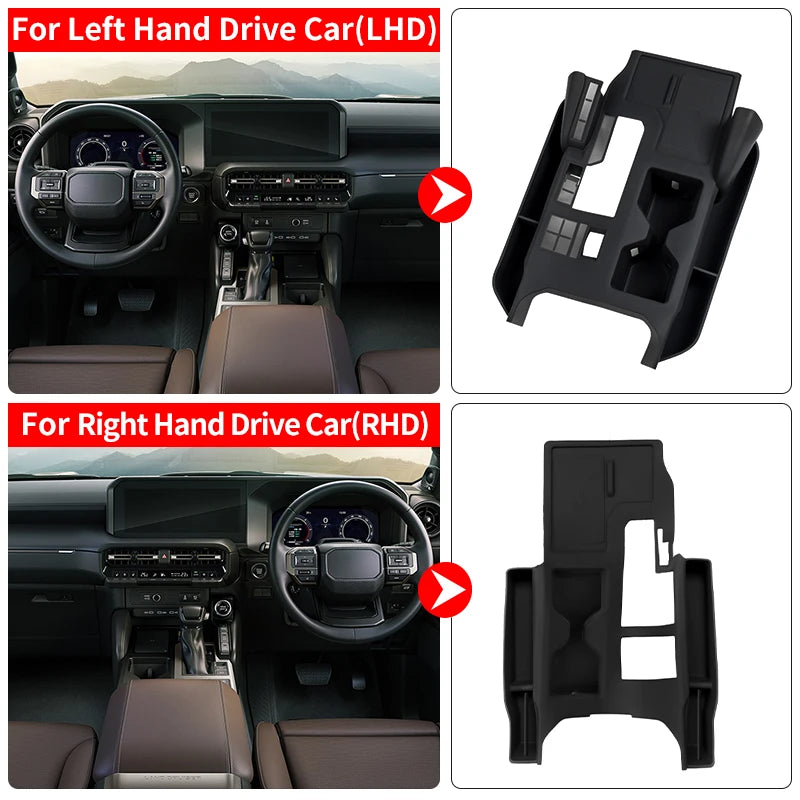 For 2024 2025 Toyota Land Cruiser 250 Prado Lc250 1958 Edition Gearbox Cover Seat Storage Box Interior Upgraded Accessories