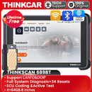 THINKCAR THINKSCAN 689BT OBD2 Diagnostic Toool CANFD DOIP Car All System Diagnosis ECU Coding Bi-directional Lifetime Free