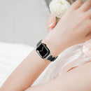 For apple watch band series 7 6 5 4 se 45mm 44mm 41mm 40mm strap ceramic Stainless steel bracelet for iwatch 3 42mm 48mm bands