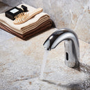 Touchless Sink Faucet with Inlet Water Pipe Water Tap Infrared Sensor Automatic Basin Bathroom