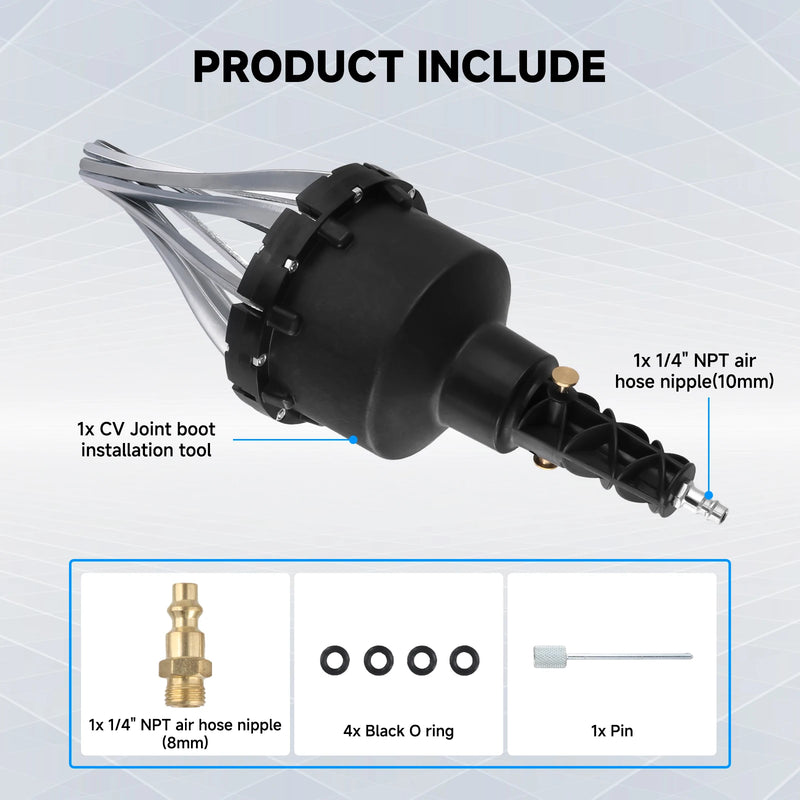 Pneumatic CV Joint Boot Install Removal Expander Tool CV Axle Removal Expander Tool CV Boot Spreader Expander For Outer Ball Car