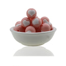 10pc/Lot  Valentines Day Silicone Beads Focal Heart Round Marking DIY Necklace Baby Pacifier Chain Beads For Making Jewelry