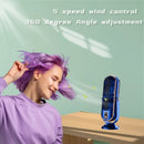 JKUOO Tower Fan Oscillating Fan, Desk Fan with 5-Speed Options,Quiet Cooling Bladeless Fan for Office Bedroom Home Desktop