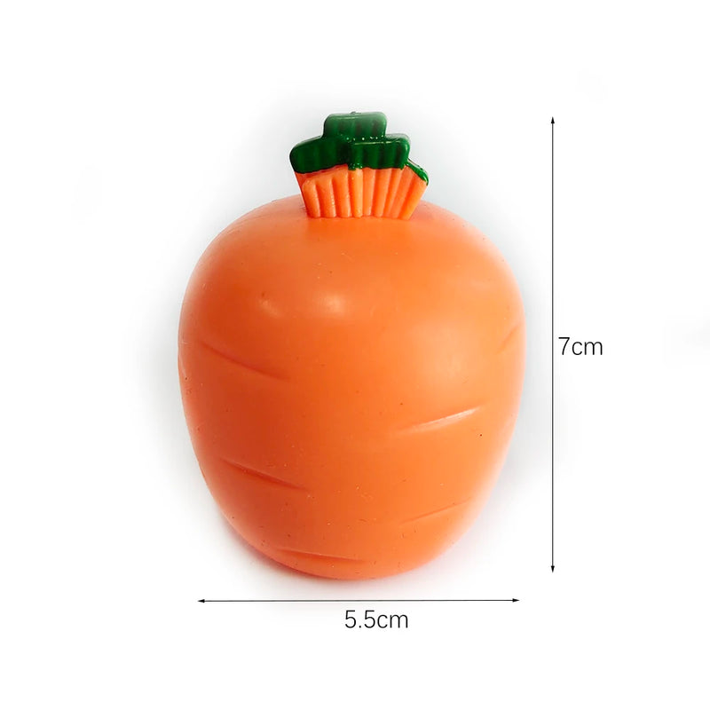 Easter Carrot Rabbit Squeeze Cup Cute Bunny Pinching Plaything Easter Decoration 2024 Easter Rabbit Birthday Gift for Kids