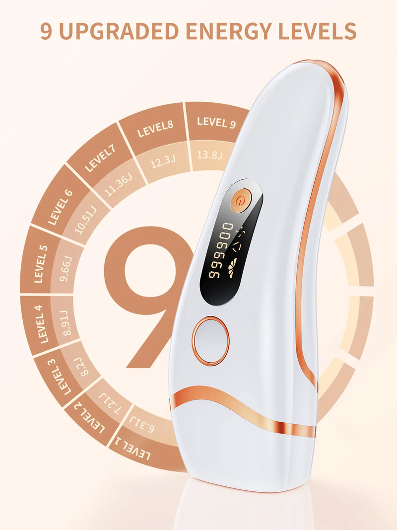 Professional IPL Hair Removal Laser 999900 Flashes Painless Pulsed Light Epilator HR/RA/SC 3 in 1 Whole Body Treament Home Use