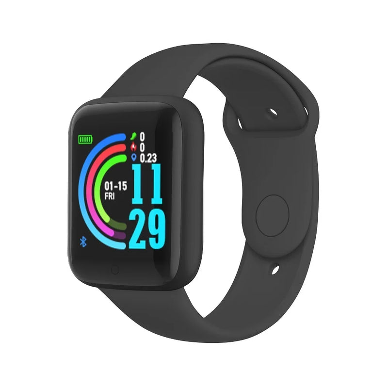 Connected Watch Child Children Smart Watch Fitness Tracker Sport Heart Rate Monitor Bracelet Y68 Boy Girl Kid Smart Watches