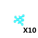 MOC Military Building Blocks Soldiers Figures Special Accessories Squatting Posture Arm Hand Kit Bricks Toys For Kid Gifts O020