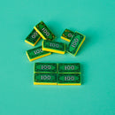 MOC ATM Machines Precious Gold Egg Ore Diamond Building Blocks Precious Safe Deposit Box Wooden Barrel Bank Card Bricks Toys