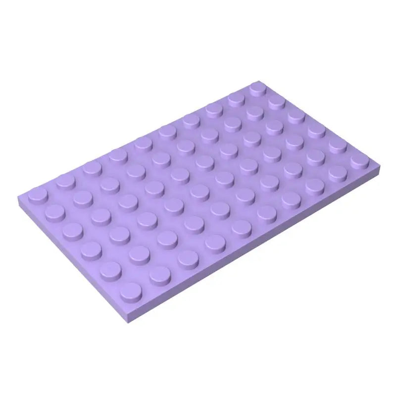 Gobricks 10PCS MOC  Plate 6 x 10 Compatible 3033 Assembles Particles Building Blocks Parts DIY block bricks Tech Parts Toys