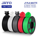 JAYO PLA Matte Filament 1.75MM 3D Printer Filament PLA Series 1.1KG/Roll 5 Rolls/set PETG 3D Printing Material For FDM