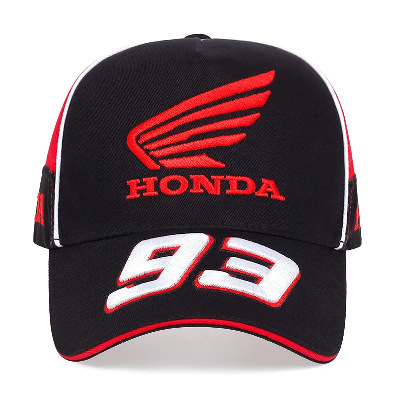 New Motorcycle Racing Honda 93 baseball cap Men's and Women's Summer fashion Embroidered Sun Hat Outdoor Sports Hat