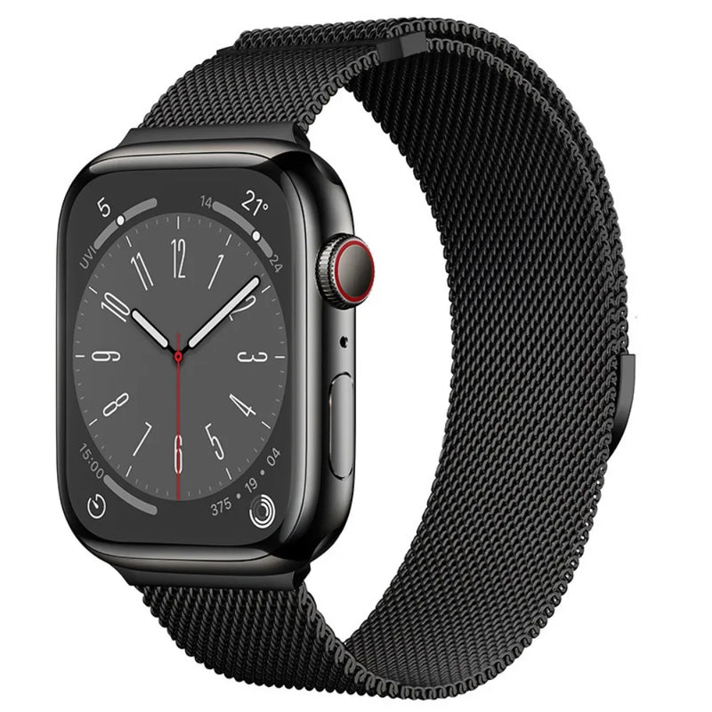 Milanese Loop Strap for Apple Watch 44mm 40mm 45mm 41mm 46mm 42mm 49mm Metal Watchband iWatch Series Ultra 10 9 8 7 6 4 SE2 Band