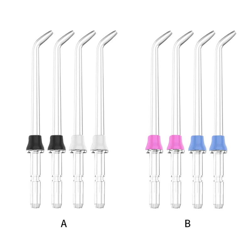 4X Water Flosser Tip Detachable Refill Head Bathroom Teeth Cleaning Accessories Replacement for Waterpik WP-100