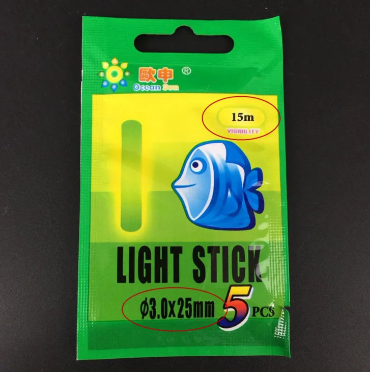 10-30PCS Luminous Fishing Float  Fishing Fluorescent Lightstick Light Night Float Rod Lights Dark Night Glow Stick Night Fishing