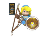 Japanese Anime The Legend of Zeldaed Princess Zeldaed Linked Mini Action Toy Figures Building Blocks Assemble Bricks Kids Toys