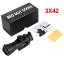 3X44 Green Red Dot Sight Scope 2X40 Red Dot 3X42 Tactical Optics Riflescope Fit 11/20mm Rail 1X40 Rifle Sight for Hunting