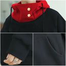 Anime Jujutsu Kaisen Itadori Yuji Cosplay High Neck Sweatshirt Pullover Jacket Coat Hoodie Winter Warm Hooded Christmas Costume