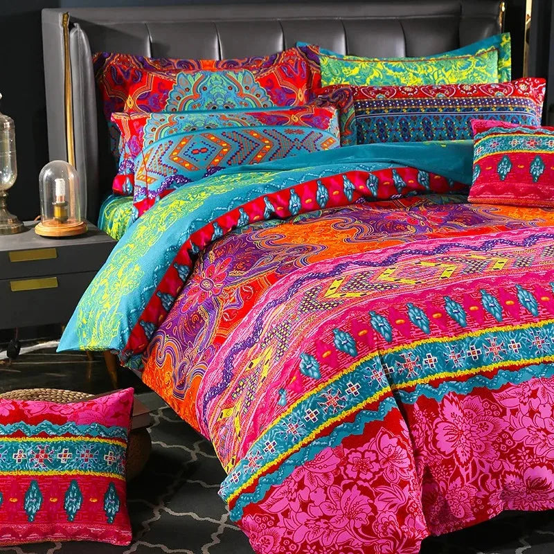 Bohemian Style Duvet Cover Sets Single/Twin/Queen/King Size