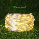 LED String Lights Fairy Leather Thread Lamp Outdoor Street Garland for Garden Tree Wedding Party Christmas Decoration 50/100M