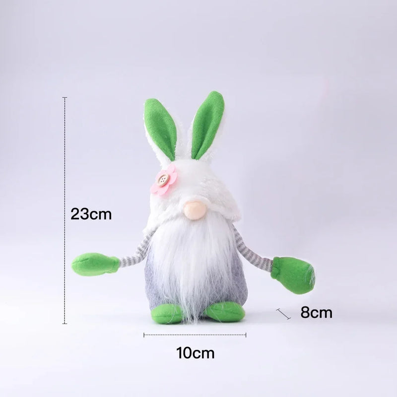 Easter Faceless Gnome Rabbit Doll Cartoon Home Easter Ornament Bunny Doll Easter Party Gifts