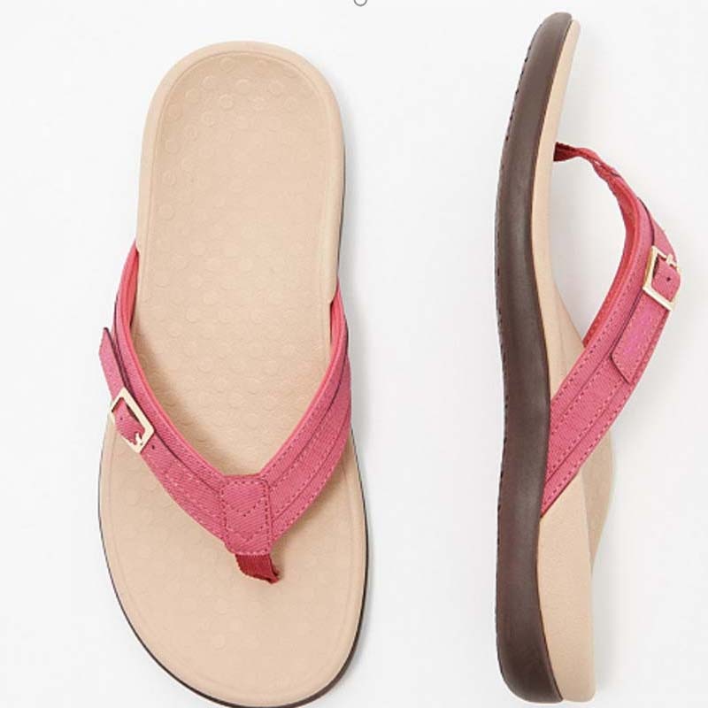 Summer Slipper Non-Slip Cool Flip Flops Comfy Orthopedic Sandals Beach Slippers Peep Toe Shoes for Men and Women