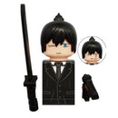 Chainsaws Man Denji Pochita Makima Power Movies Anime Building Blocks Mini Action Figures Bricks DIY Toys gifts for Children
