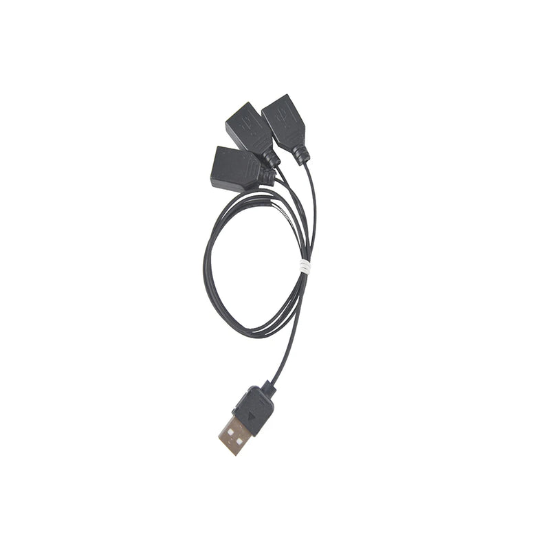 BRIKSMAX Light Accessories Black One to Seven USB Port Usb Hub for Building Block Led Light Kit 10220 42083 10260 10255