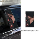 1PC/2PCS Japanese Style Prajna Car Stickers Auto B Pillar Waterproof JDM Decoration Cover Scratch Car Doors Pillar Vinyl Decals