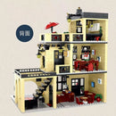 Creative Expert City Street View MOC XMORK 20114 City Restaurant Block Module Model 1489pcs Building Blocks Brick Puzzle Toys