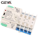 GEYA on-Grid Solar Power Automatic Transfer Switch Din Rail 2P 3P 4P 63A  100A AC220V ATS PV System Power to City Power W2R